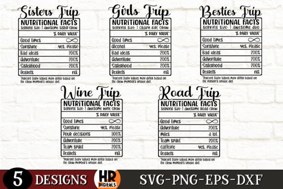 Funny Girls Trip Nutrition Fact Bundle Review