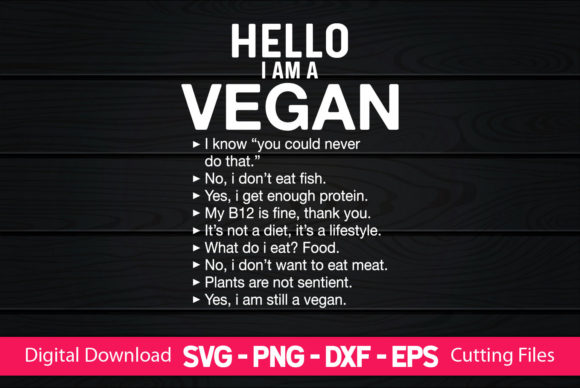 Hello I Am a Vegan Funny Vegan Gifts Review