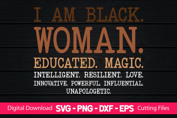 I Am Black Women Funny Black History Design Review