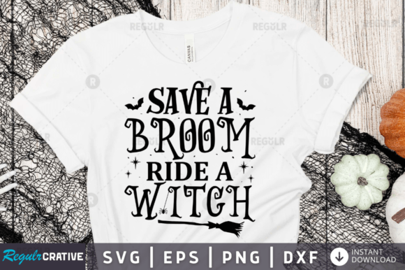 Save a Broom Ride a Witch Svg Design Review